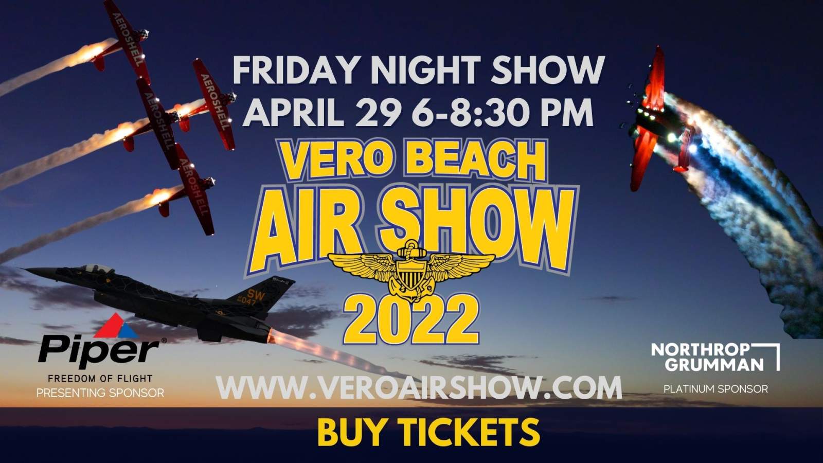 Vero Beach Air Show April 30 May 1, 26 2022