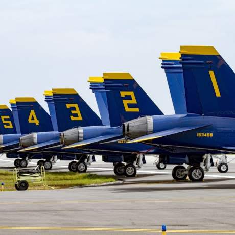 US Navy Blue Angels Parking by Joey Calmes.JPG